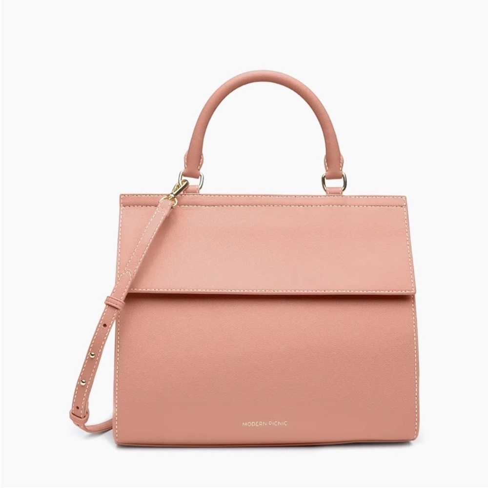 Modern Picnic large pink tote lunch box